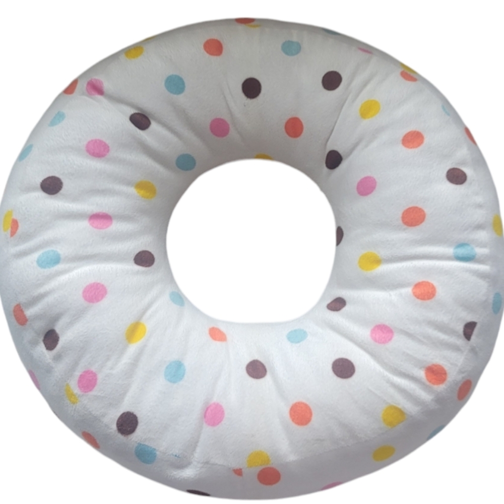 Soft Pastel Donut Cushion Plushie